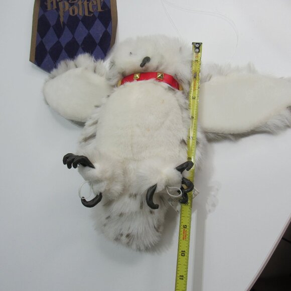Harry Potter Plush Hedwig Flying Hook Hanging Owl Post Service Warner Bros - Picture 8 of 9